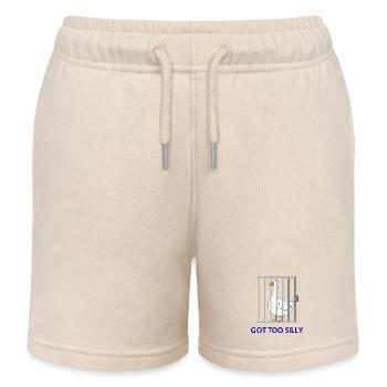Goose – Wurde zu albern - Kinder Organic Joggingshorts Mini Bolter von Stanley/Stella - Natur - Vorne