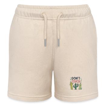 Fass den glücklichen Kaktus nicht an - Kinder Organic Joggingshorts Mini Bolter von Stanley/Stella - Natur - Vorne