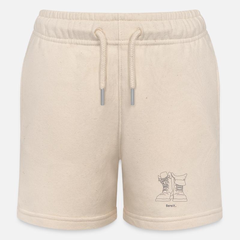Prêt - Short de jogging enfant bio Stanley/Stella - écru doux