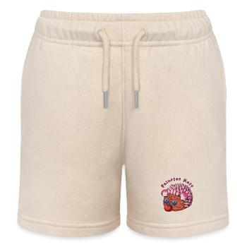Der Mettigel: Feinstes Mett! - Kinder Organic Joggingshorts Mini Bolter von Stanley/Stella - Natur - Vorne