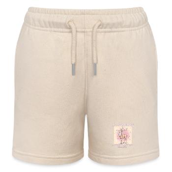 Hirsch Christlich - Kinder Organic Joggingshorts Mini Bolter von Stanley/Stella - Natur - Vorne