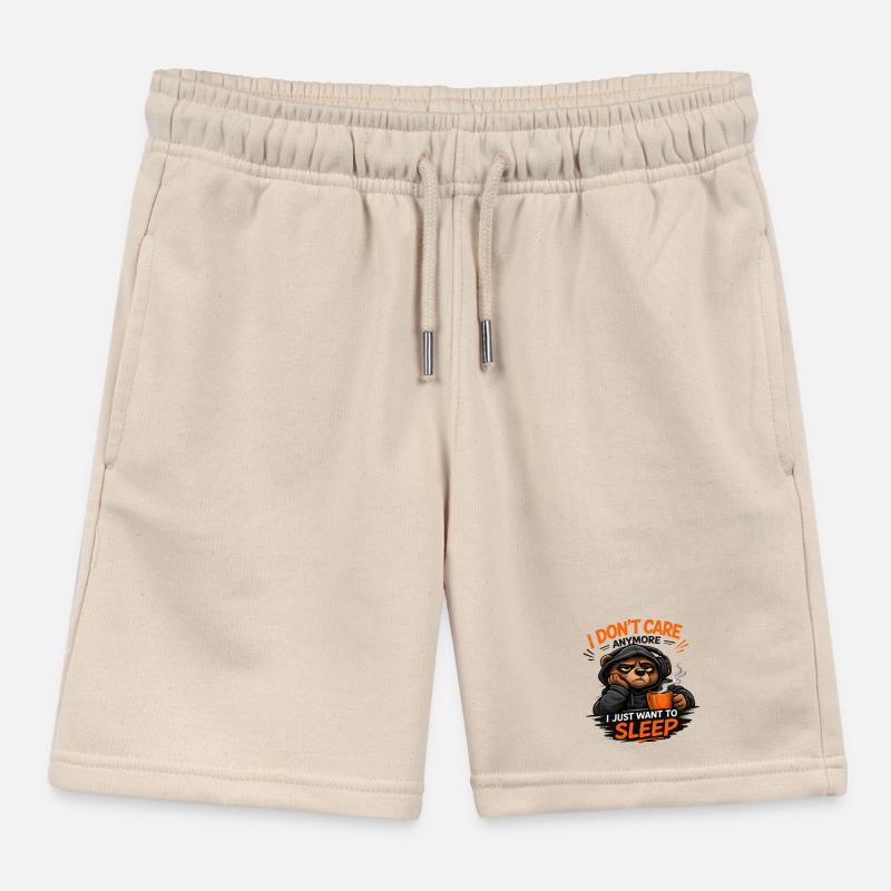 Grumpy Bear Schlaf-Tee Design Kinder Organic Joggingshorts Mini Bolter von Stanley/Stella
