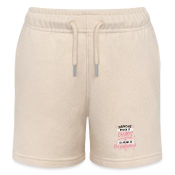 Chaos wird Persönlichkeit - Kinder Organic Joggingshorts Mini Bolter von Stanley/Stella - Natur - Vorne