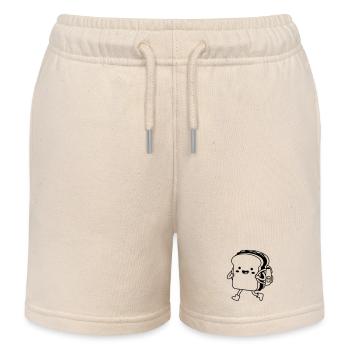 Kawaii-Sandwich - Kinder Organic Joggingshorts Mini Bolter von Stanley/Stella - Natur - Vorne