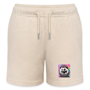 Igel - Kinder Organic Joggingshorts Mini Bolter von Stanley/Stella - Natur - Vorne