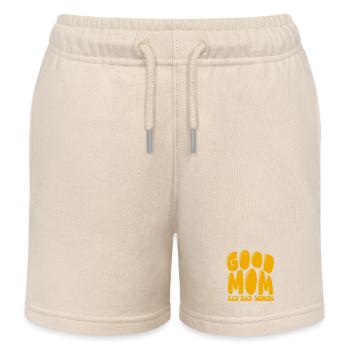 Good Mom say bad words - Kinder Organic Joggingshorts Mini Bolter von Stanley/Stella - Natur - Vorne
