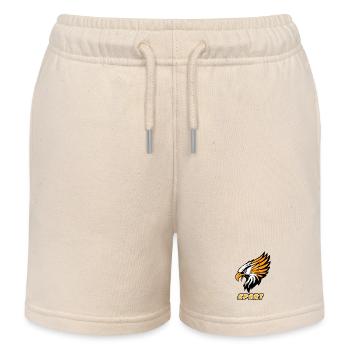 Sports Eagle Orange-Weiß - Kinder Organic Joggingshorts Mini Bolter von Stanley/Stella - Natur - Vorne