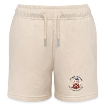 Urlaubsmodus: Matrosen-Mütze auf - Kinder Organic Joggingshorts Mini Bolter von Stanley/Stella - Natur - Vorne