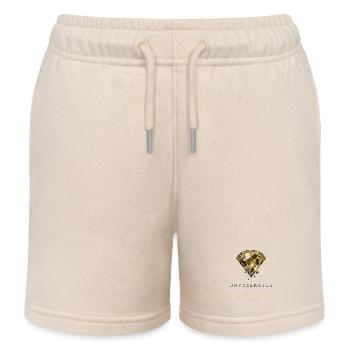 Unzerbrechlicher Diamant-Motivationsdesign - Kinder Organic Joggingshorts Mini Bolter von Stanley/Stella - Natur - Vorne