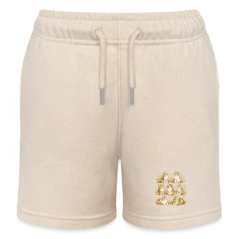 Kitten Nature - Kinder Organic Joggingshorts Mini Bolter von Stanley/Stella - Natur - Vorne