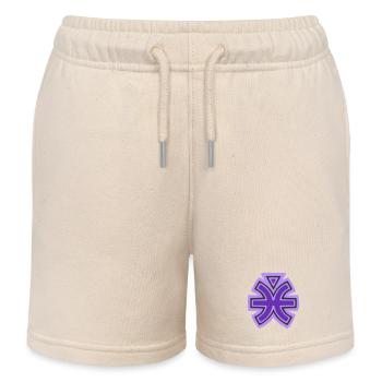 Fische- und Wasserstammessymbol - Kinder Organic Joggingshorts Mini Bolter von Stanley/Stella - Natur - Vorne