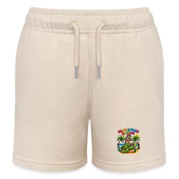 Sunny Moments - Kids Organic Sweat Shorts by Stanley/Stella - soft Ecru - Front