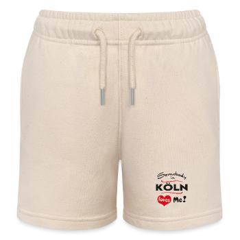 Cologne City Urban T-Shirt City Heimatliebe Town - Kids Organic Sweat Shorts by Stanley/Stella - soft Ecru - Front