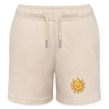 Soft-Serve Sun – Melting Sunshine - Kinder Organic Joggingshorts Mini Bolter von Stanley/Stella - Natur - Vorne