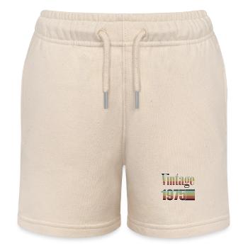1975 Geburtstag 1975 Geboren 1975 Geburtstag - Kinder Organic Joggingshorts Mini Bolter von Stanley/Stella - Natur - Vorne