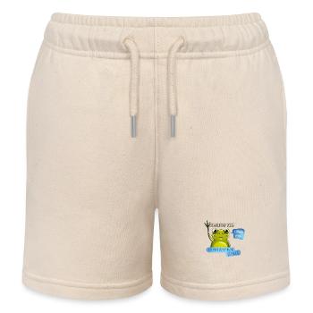 Tschüß Kita - Schulkind - Kinder Organic Joggingshorts Mini Bolter von Stanley/Stella - Natur - Vorne