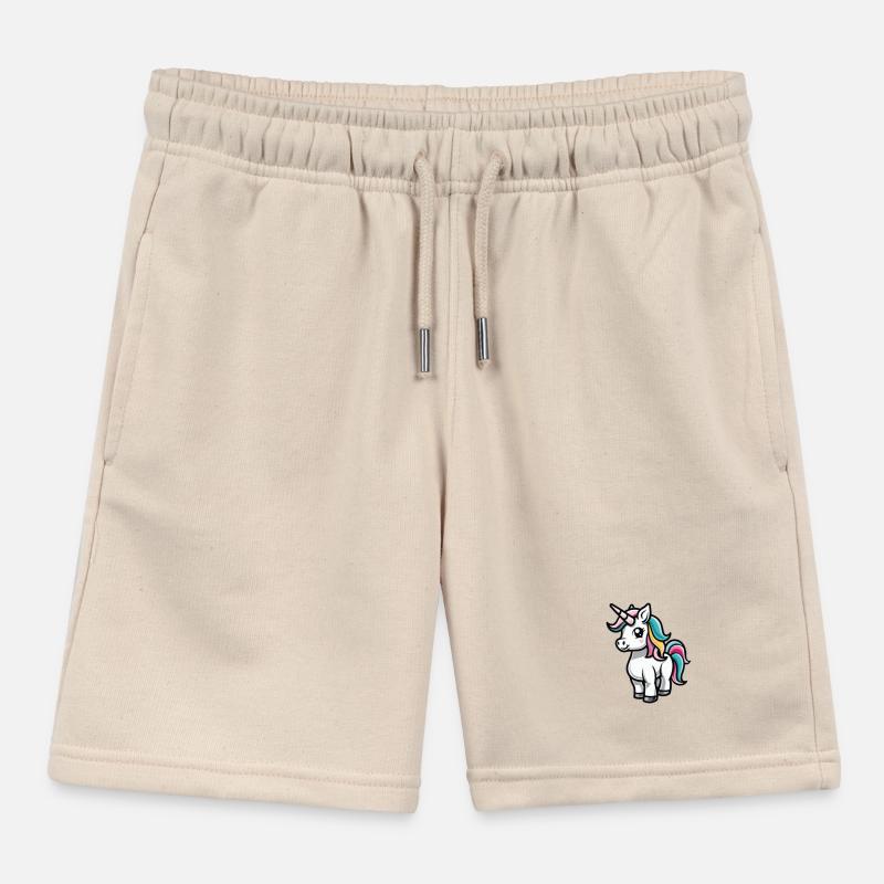 unicorn Kids Organic Sweat Shorts by Stanley/Stella