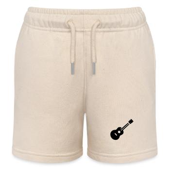 Guitar - Kids Organic Sweat Shorts by Stanley/Stella - soft Ecru - Front