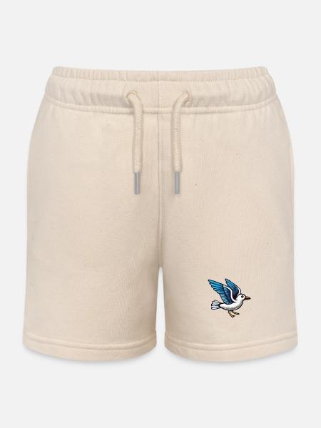 Möve - Kinder Organic Joggingshorts Mini Bolter von Stanley/Stella - Natur