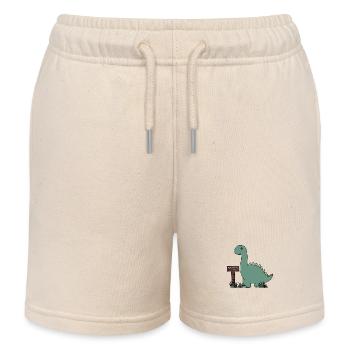 Dino Elias - Kinder Organic Joggingshorts Mini Bolter von Stanley/Stella - Natur - Vorne