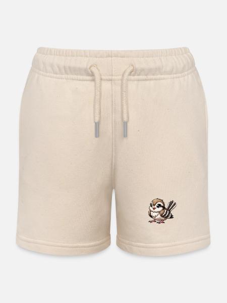 Spatz - Kinder Organic Joggingshorts Mini Bolter von Stanley/Stella - Natur