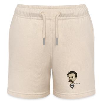 Nietzsche - Short de jogging enfant bio Stanley/Stella - écru doux - Devant