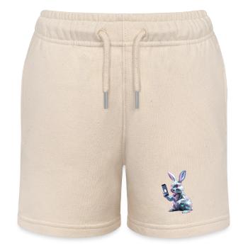 Bunny Pro - Kinder Organic Joggingshorts Mini Bolter von Stanley/Stella - Natur - Vorne