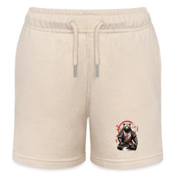 Samurai-Bär: Die Kraft der Natur und der Kampfgeist - Kinder Organic Joggingshorts Mini Bolter von Stanley/Stella - Natur - Vorne