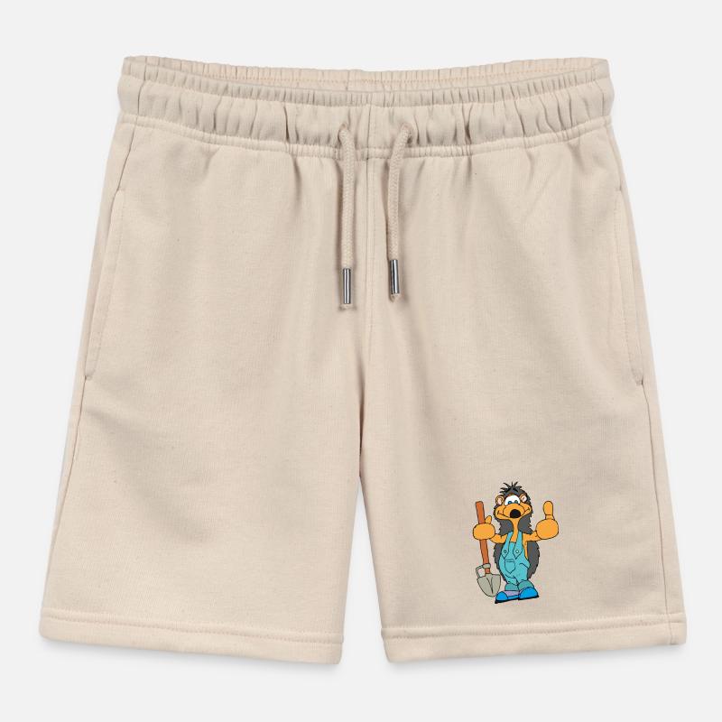 Der Gärtner-Igel arbeitet im Garten Kinder Organic Joggingshorts Mini Bolter von Stanley/Stella