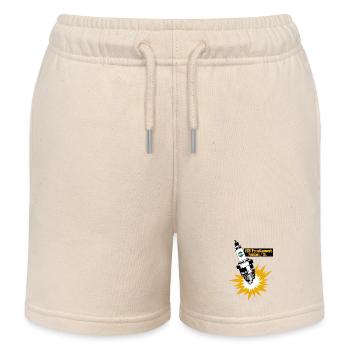 Zündkerzen Werbung DDR Retro - Kinder Organic Joggingshorts Mini Bolter von Stanley/Stella - Natur - Vorne