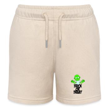 zombie trick or treat - Kinder Organic Joggingshorts Mini Bolter von Stanley/Stella - Natur - Vorne