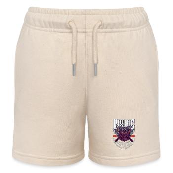 VIKING, VICTORY OR VALHALLA! - Kids Organic Sweat Shorts by Stanley/Stella - soft Ecru - Front