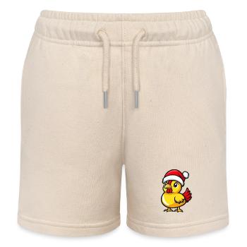 Noël mignon - Short de jogging enfant bio Stanley/Stella - écru doux - Devant
