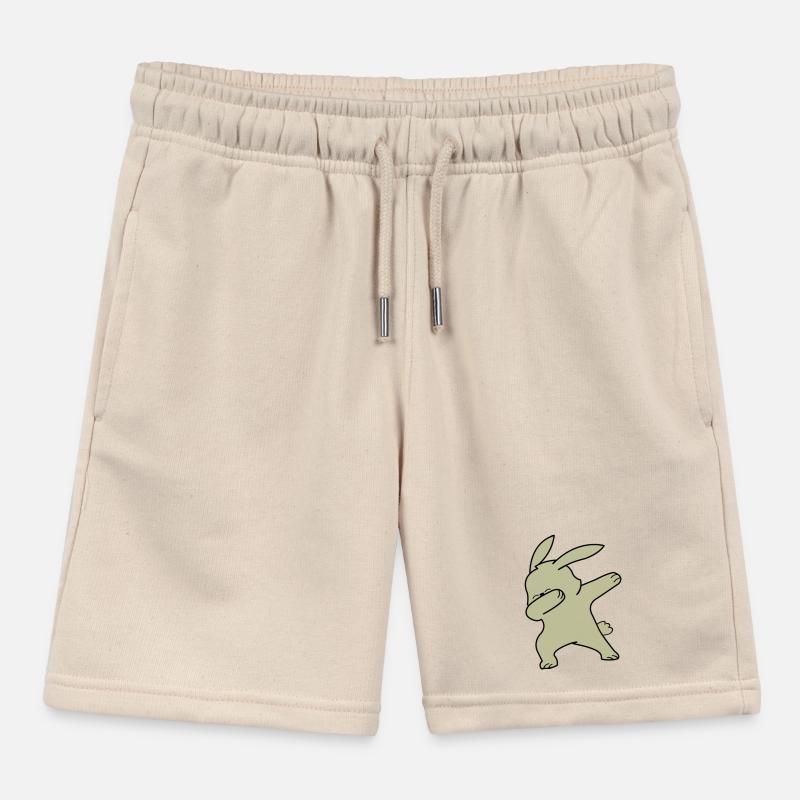 Dabbing Rabbit Kinder Organic Joggingshorts Mini Bolter von Stanley/Stella