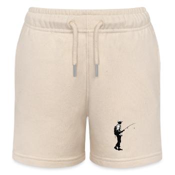 Angler - Funny Angler T-Shirt - Short de jogging enfant bio Stanley/Stella - écru doux - Devant