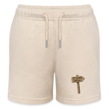 Strand 200m - Kinder Organic Joggingshorts Mini Bolter von Stanley/Stella - Natur - Vorne