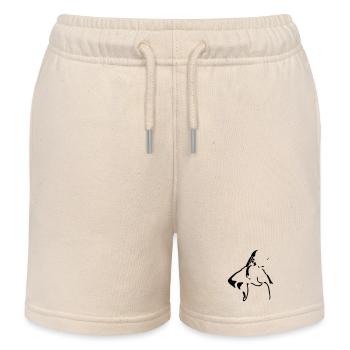 basketball - Short de jogging enfant bio Stanley/Stella - écru doux - Devant