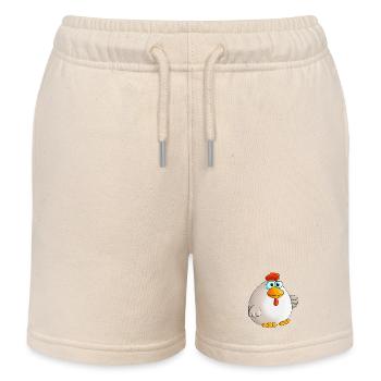 süße Henne - Kinder Organic Joggingshorts Mini Bolter von Stanley/Stella - Natur - Vorne