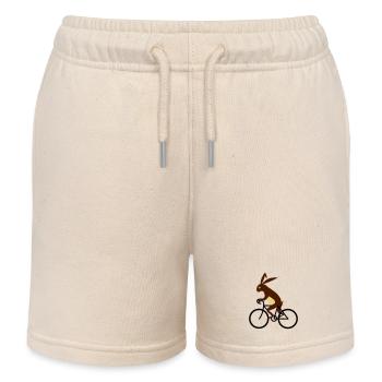 lièvre - Short de jogging enfant bio Stanley/Stella - écru doux - Devant