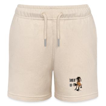 Take It Isi - Kinder Organic Joggingshorts Mini Bolter von Stanley/Stella - Natur - Vorne