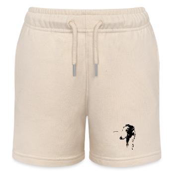 Barsoi Kopf - Kinder Organic Joggingshorts Mini Bolter von Stanley/Stella - Natur - Vorne