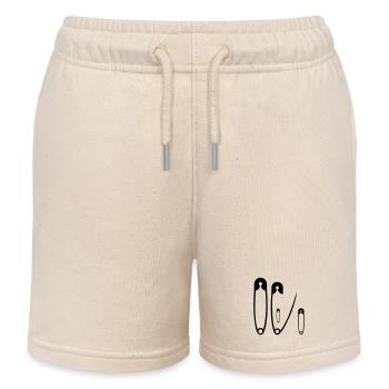 Schwanger mit 2. Kind - Kinder Organic Joggingshorts Mini Bolter von Stanley/Stella - Natur - Vorne
