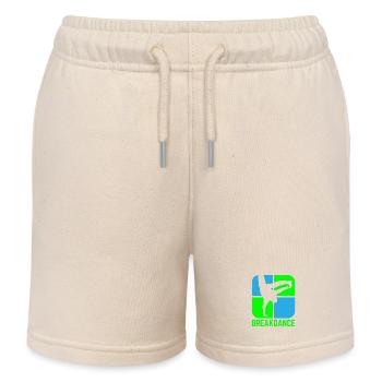 Breakdance B-Boy Streetdance Design Hip Hop Dance - Kinder Organic Joggingshorts Mini Bolter von Stanley/Stella - Natur - Vorne