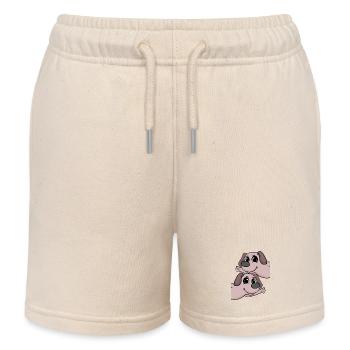 Hund hunde - Kinder Organic Joggingshorts Mini Bolter von Stanley/Stella - Natur - Vorne