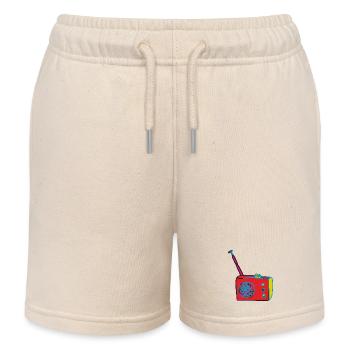 Radio Art - Kids Organic Sweat Shorts by Stanley/Stella - soft Ecru - Front