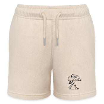 Heiter, beschwingt und verträumt durch´s Leben - Kinder Organic Joggingshorts Mini Bolter von Stanley/Stella - Natur - Vorne