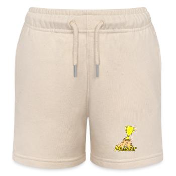 Triumphier Trophäen-Design - Kinder Organic Joggingshorts Mini Bolter von Stanley/Stella - Natur - Vorne