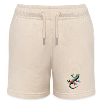 Gecko - Kinder Organic Joggingshorts Mini Bolter von Stanley/Stella - Natur - Vorne