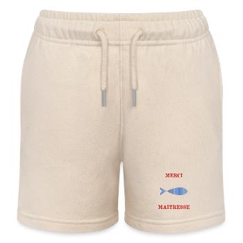 DANKE HERRIN - Kinder Organic Joggingshorts Mini Bolter von Stanley/Stella - Natur - Vorne