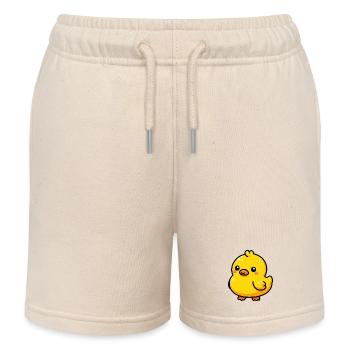 Caneton Canard Canard Canard - Short de jogging enfant bio Stanley/Stella - écru doux - Devant